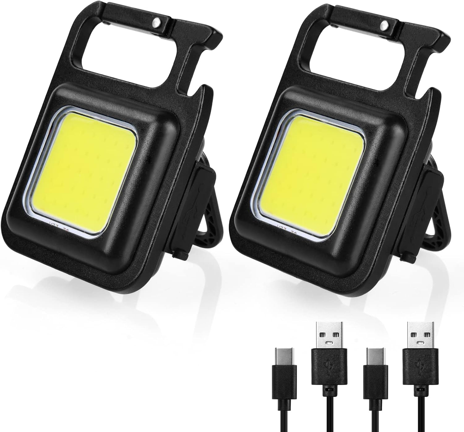 🔦 Portable COB LED Keychain Light | Magnetic IP44 Waterproof Rechargeable Mini Flashlight🛠️