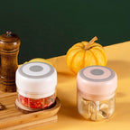 🧄Electric Mini Food Chopper ⚡ USB Rechargeable Wireless Garlic Grinder🚀