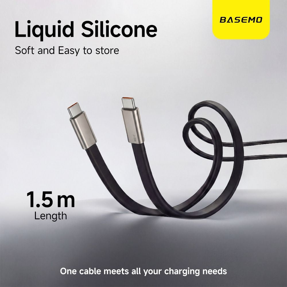 ⚡ 240W PD Type-C Charging Cable With Foldable Phone Stand Adapter📱