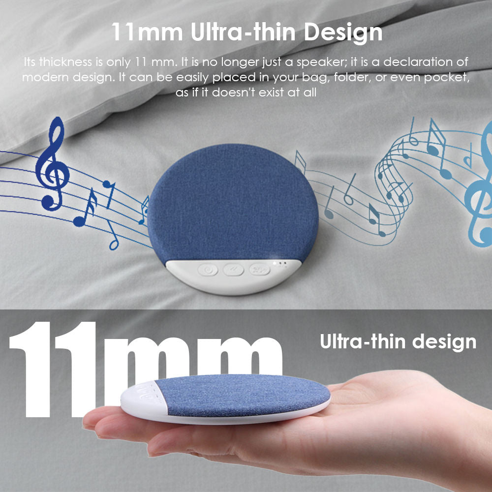 Limited Time: 30% OFF🔊 Round Fabric Cover Wireless Bluetooth Speaker, Mini Portable Home Decor Audio Player🛋️