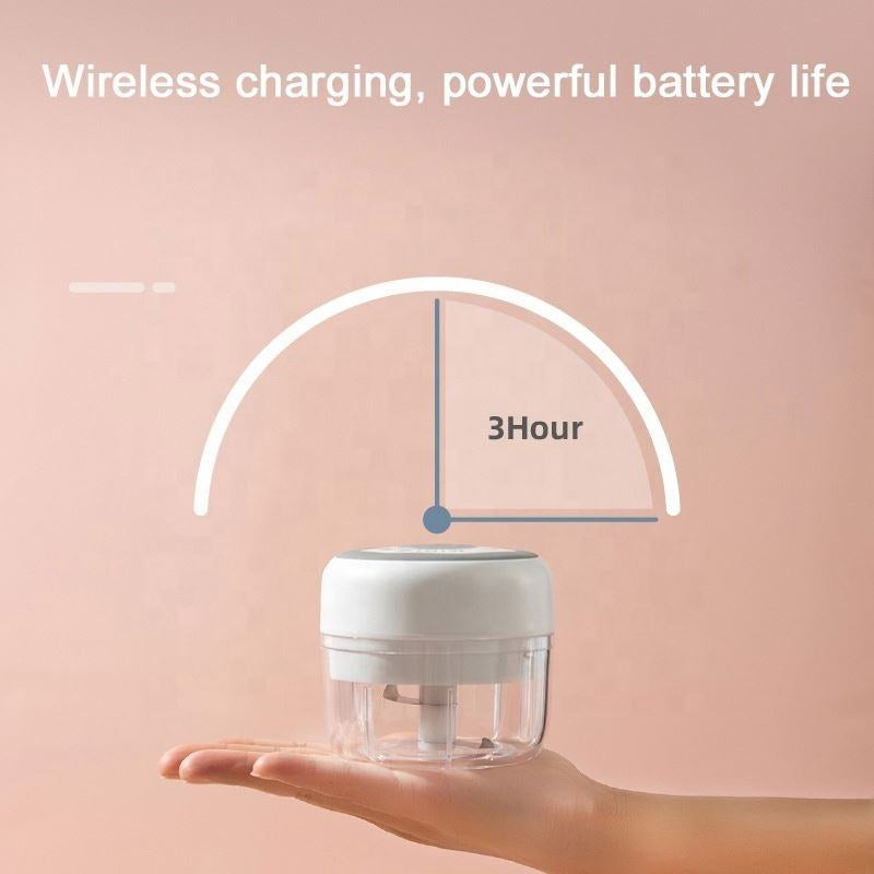 🧄Electric Mini Food Chopper ⚡ USB Rechargeable Wireless Garlic Grinder🚀
