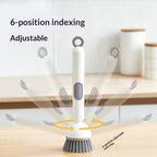 🧽 Multifunctional Long Handled Kitchen Cleaning Brush for Pots & Plates🧼