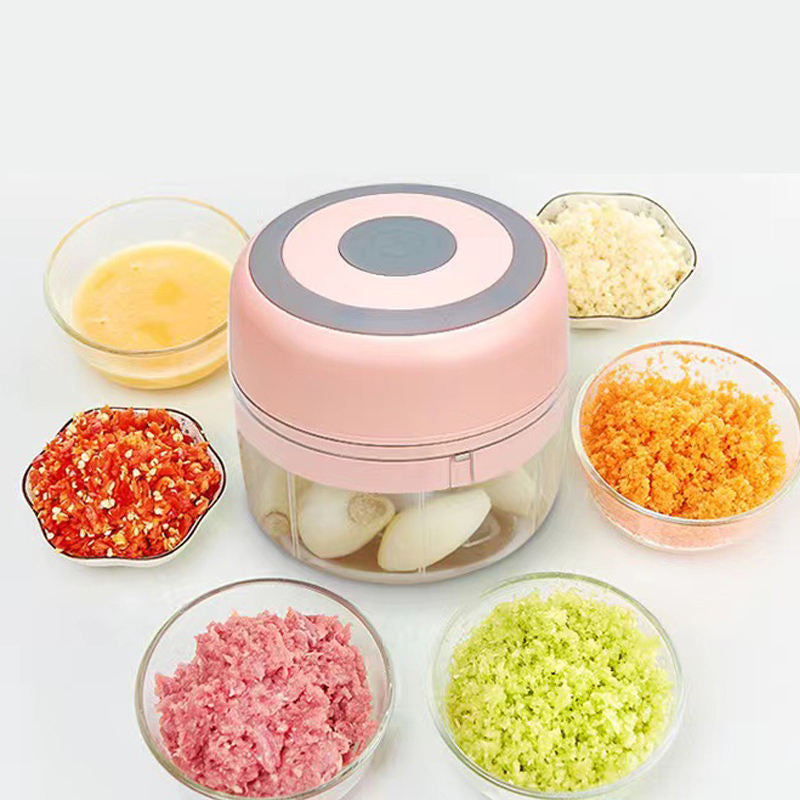 🧄Electric Mini Food Chopper ⚡ USB Rechargeable Wireless Garlic Grinder🚀
