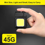 🔦 Portable COB LED Keychain Light | Magnetic IP44 Waterproof Rechargeable Mini Flashlight🛠️